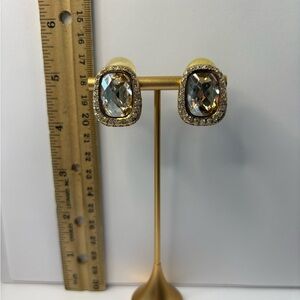 Elegant Gold and Silver clip on Earrings